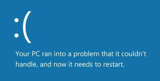 blue screen of death in surface pro