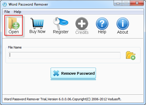 Remove MS Word 2003 password