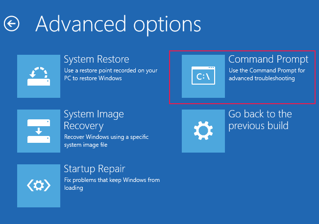 choose command prompt