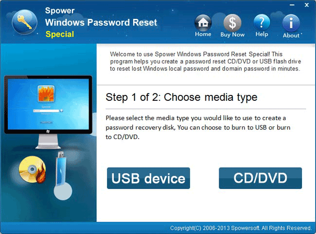 create spower disk