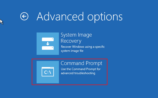 select command prompt