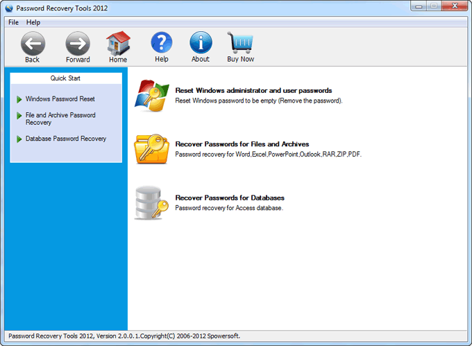 Password Recovery Tools